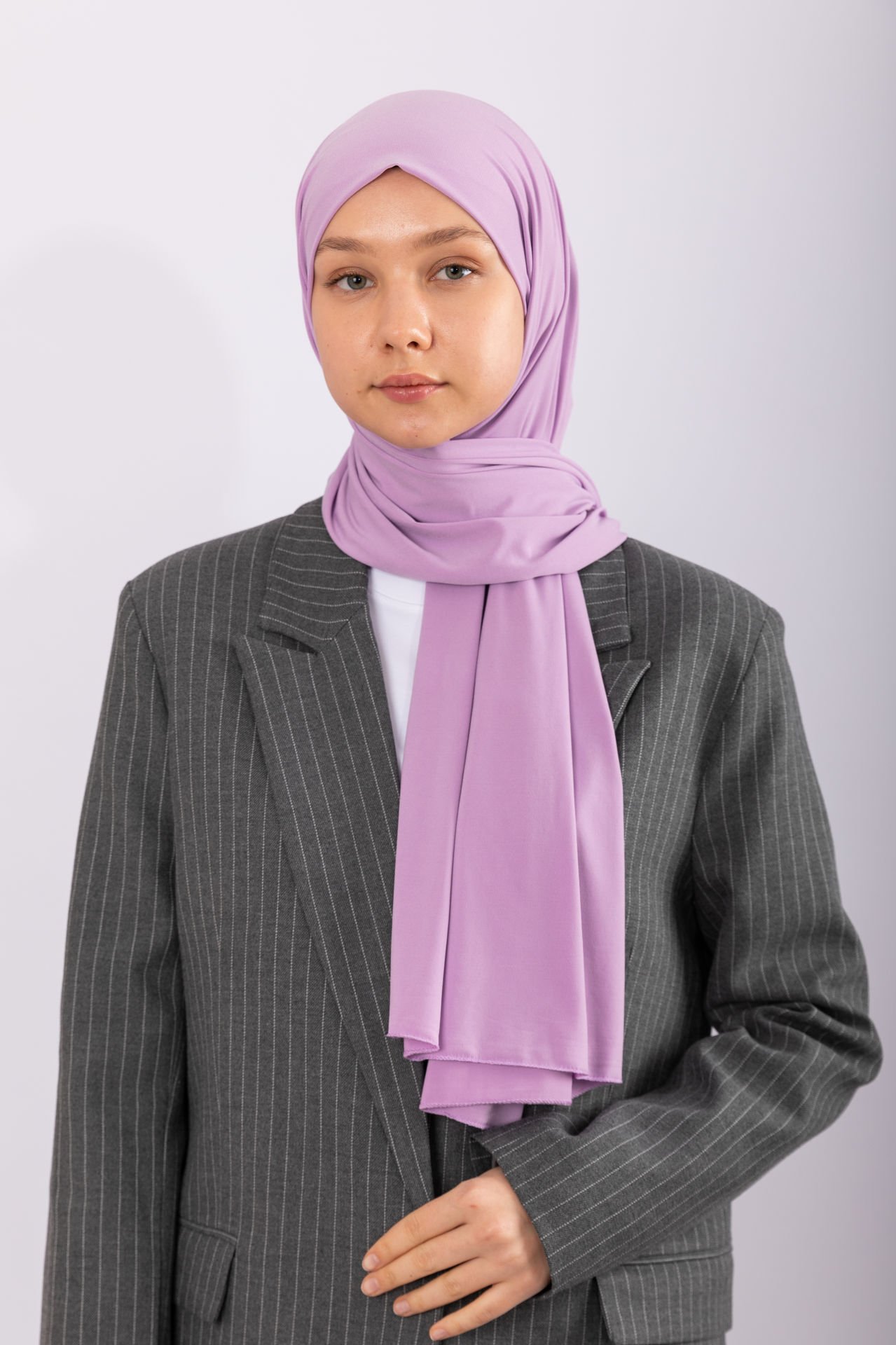 Premium Jersey Şal - Lila