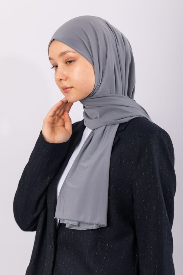 Premium Jersey Şal - Gri
