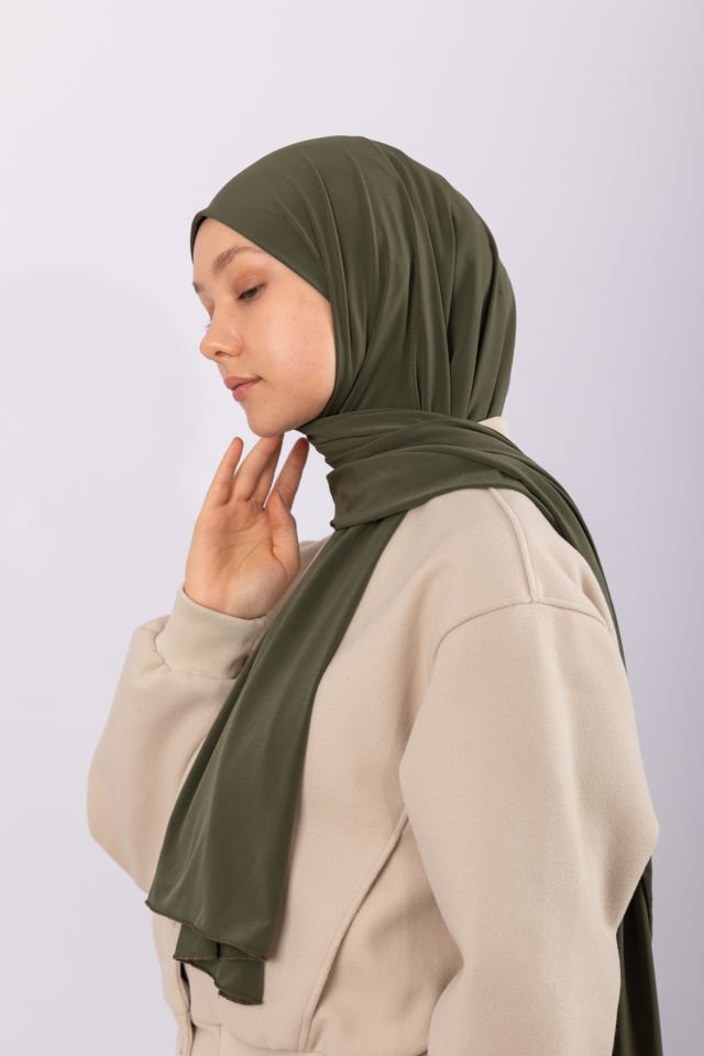Premium Jersey Şal - Füme