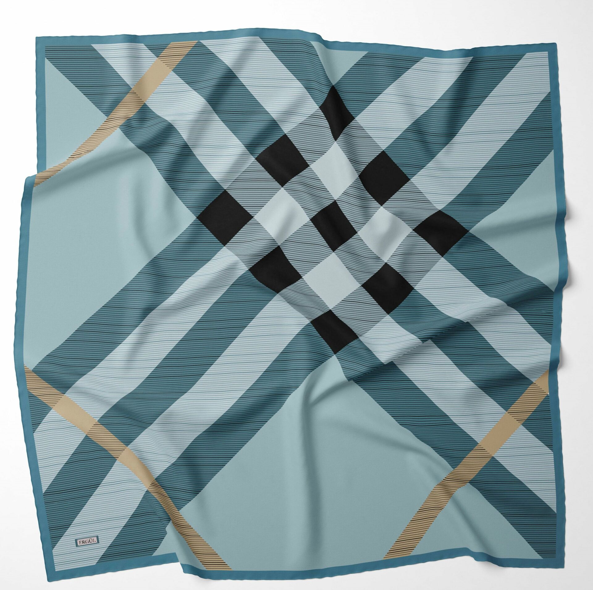 Büyük Boy İpeksi Sura Rayon Eşarp - Mint Yeşili