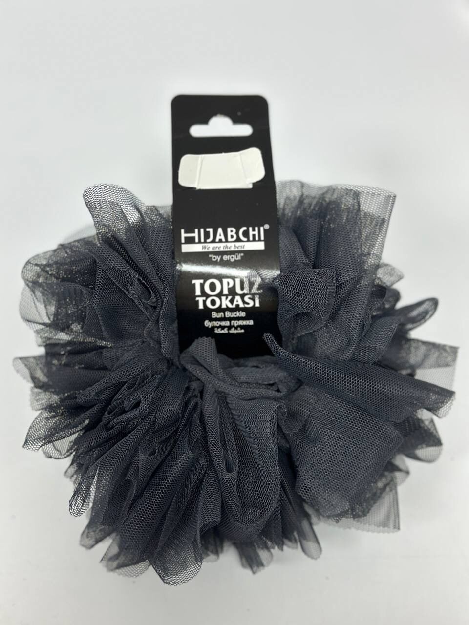 Tül Topuz Tokası - Füme