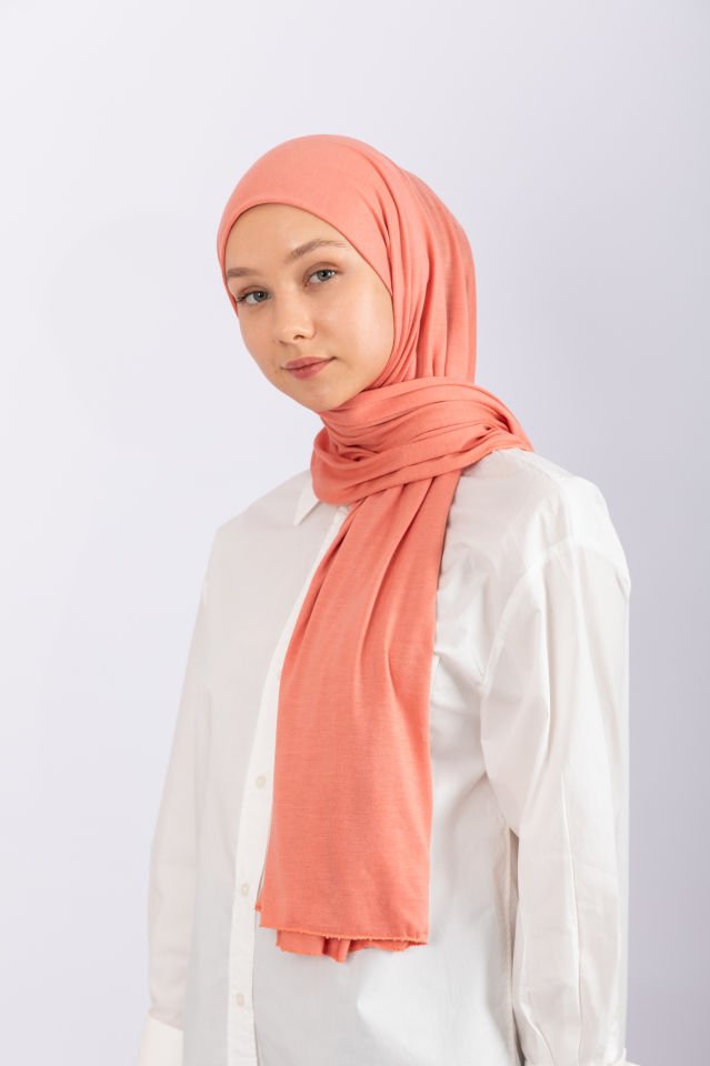 Penye Şal - Mercan