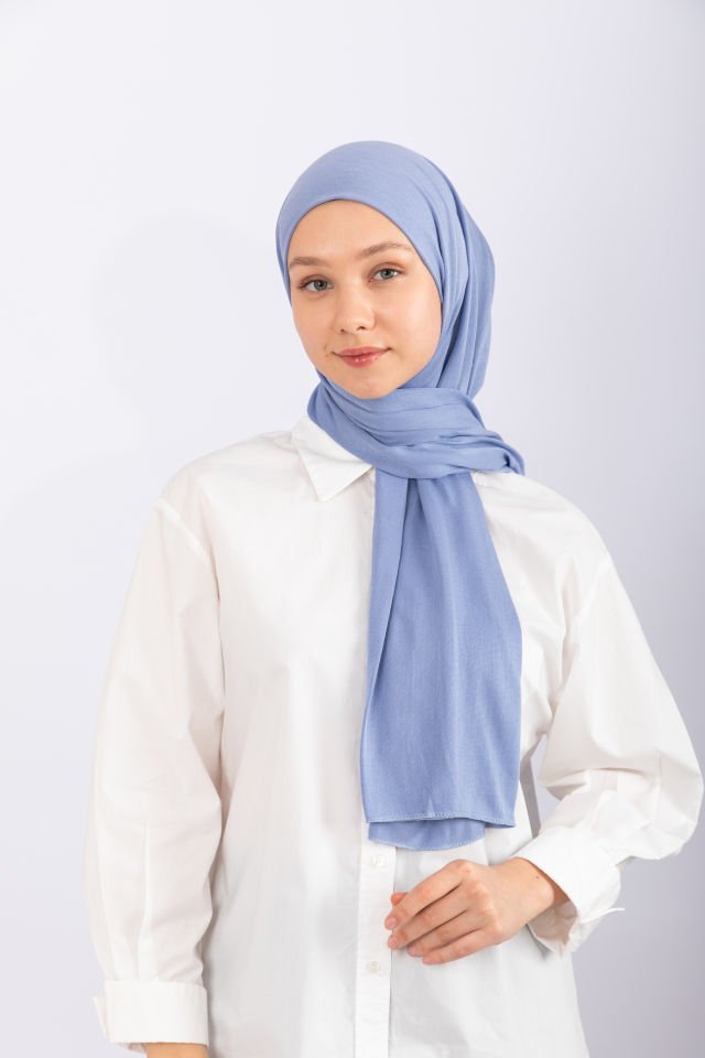 Penye Şal - Kot Mavisi