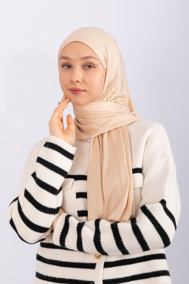 Penye Şal - Bej