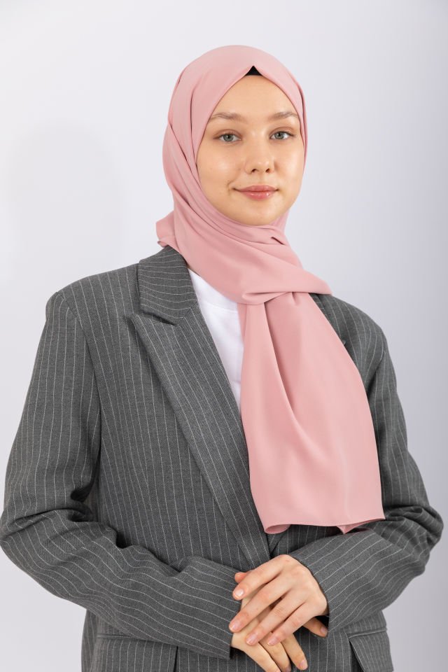 İthal Medine İpeği Şal - Rose