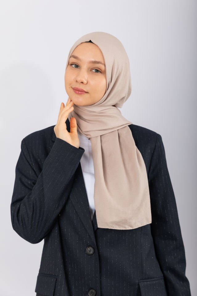 Cotton Twill Şal - Bademi