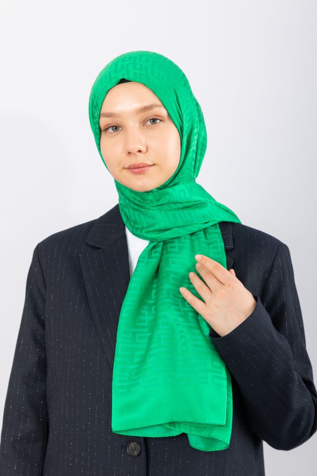 İthal İpeksi Jakar Şal Geometrik - Benetton