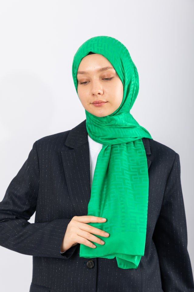 İthal İpeksi Jakar Şal Geometrik - Benetton