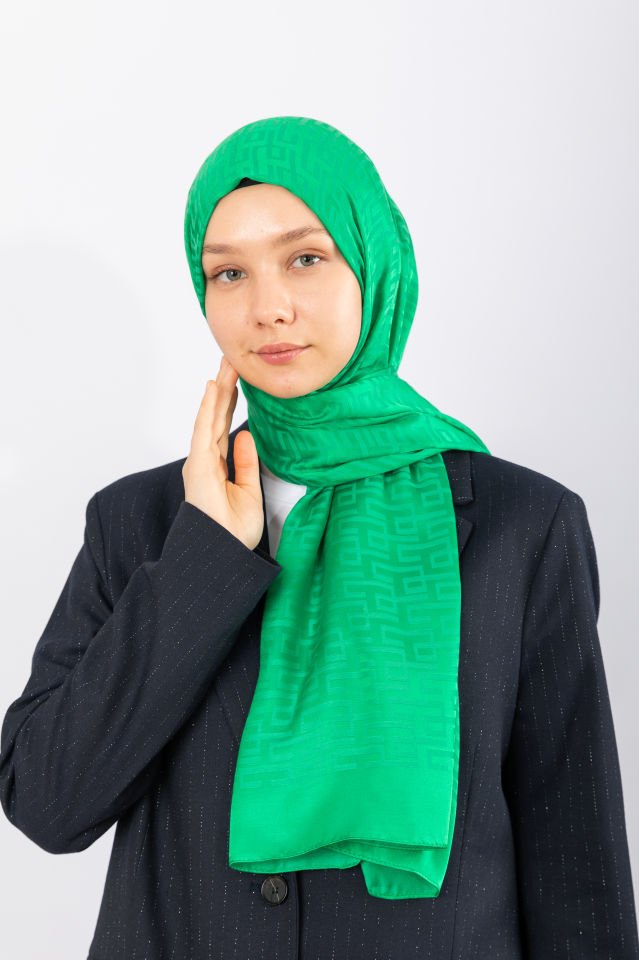 İthal İpeksi Jakar Şal Geometrik - Benetton